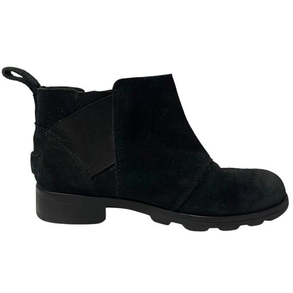 SOREL Girl’s Waterproof Suede Ankle Pull-On Booties 1Y - Picture 5 of 10